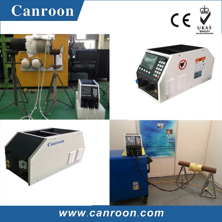 10kw portable induction heater pipe heat treatment machine